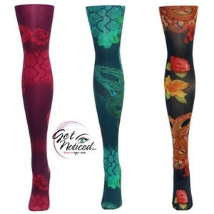 Medusa Printed Tights